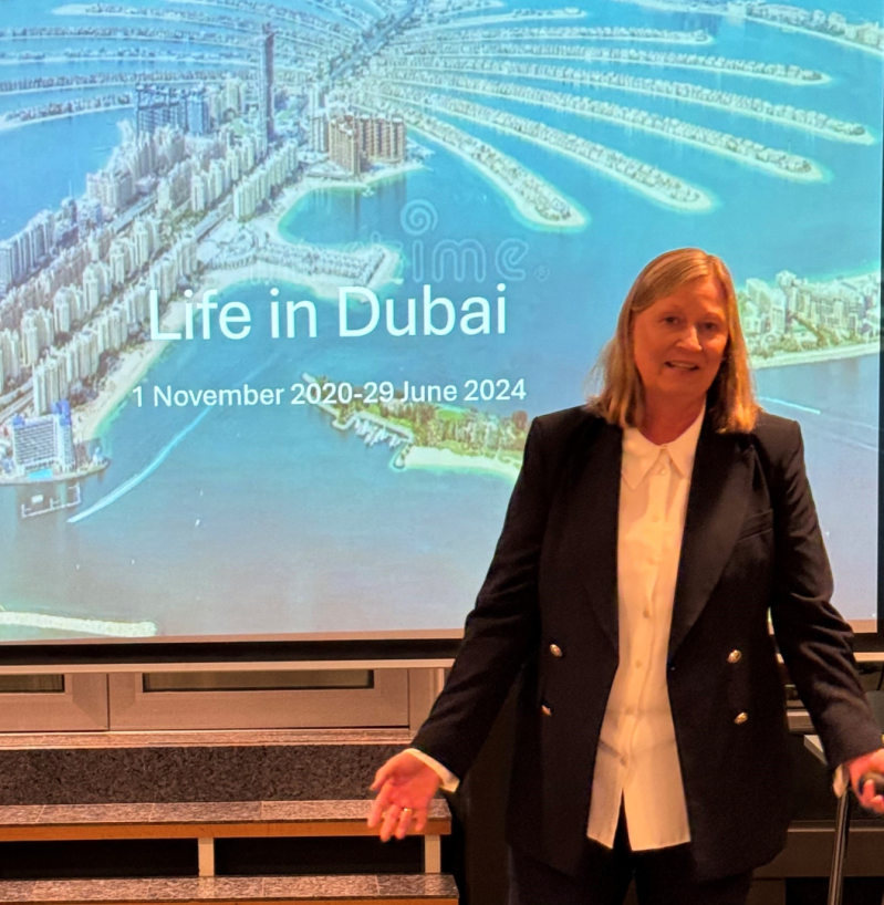 Erfaringer fra Dubai med Bente Bleivik