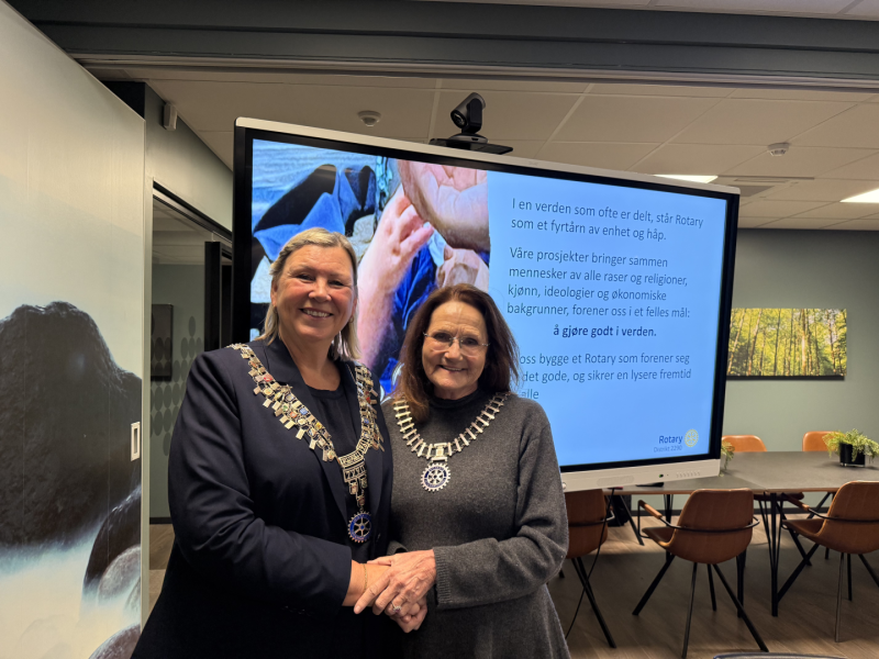 Besøk av Distriktsguvernør Astrid Danielsen