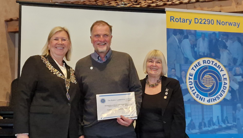 Våre egen Anders Dahl Johansen gjennomført Rotary's lederutviklingsprogram